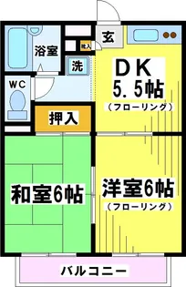 ユニティ武蔵野台【3階】の間取り
