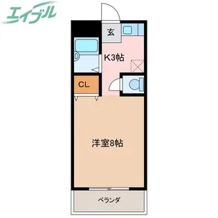 カーサ・グロリアス【2階】の間取り