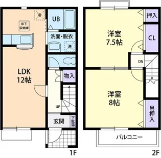 ヴェルドミール港ヶ丘Vの間取り