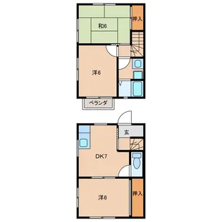 アーバン旭Cの間取り