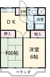 相雄マンション【1階】の間取り