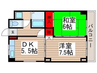第2ヨシヤマンション【2階】の間取り