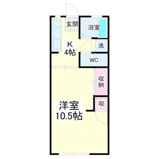 コーポメモワールA【2階】の間取り