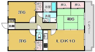 鹿児島県鹿児島市紫原3【マンション】の間取り