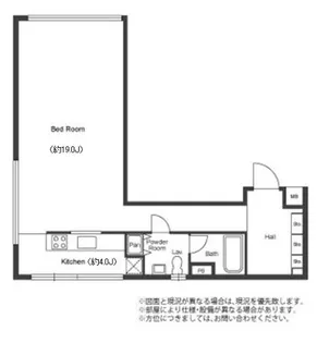 グランカーサ六本木【1階】の間取り