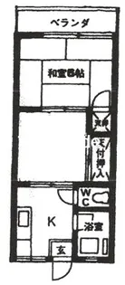 2DKの間取り画像