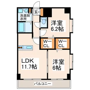 Bijou・C・TAKEO【4階】の間取り