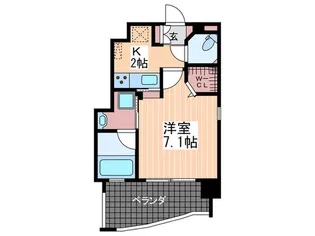 ルービンス宇品西【10階】の間取り