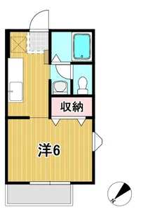 ジュネスI【2階】の間取り