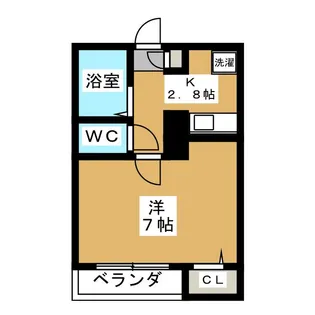サニーハウス芦花【2階】の間取り