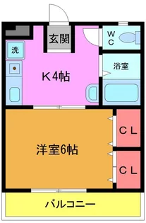 バーデンメモリアル市川【2階】の間取り