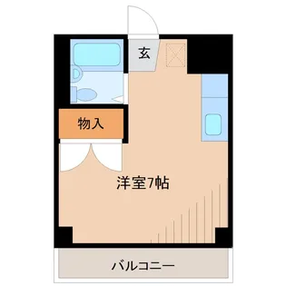 1Rの間取り画像