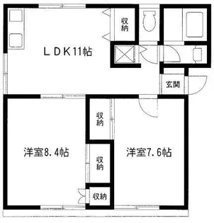 池上マンション【3階】の間取り
