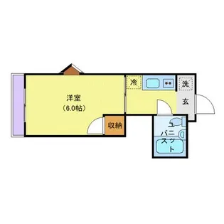 コスモ百合丘【2階】の間取り