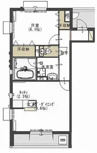 M.グラード【2階】の間取り
