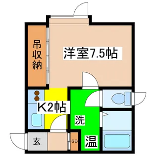 Green court【1階】の間取り