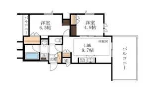 オロクレセール【4階】の間取り