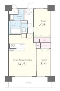 ソライロテラスあびこ【6階】の間取り