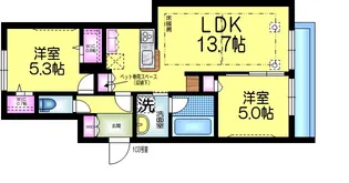 チャコールM【1階】の間取り