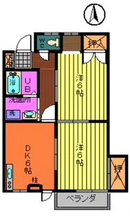 サニー春日第一【2階】の間取り