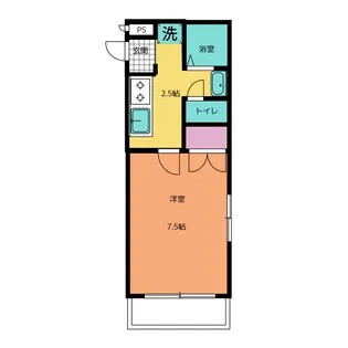 ロックエステート(Rock-Estate)【1階】の間取り