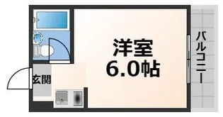 メゾン小若江【4階】の間取り