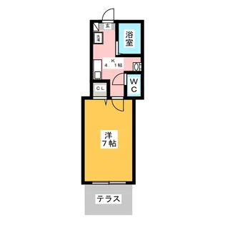 グランパレス【1階】の間取り