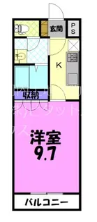 ハート・オブ・クレイドル【2階】の間取り