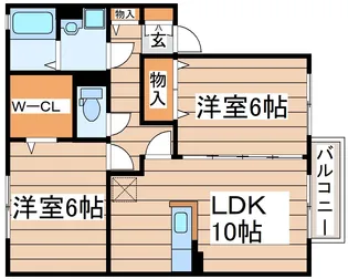 ロワールI【1階】の間取り