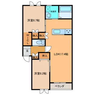 BK-1【3階】の間取り