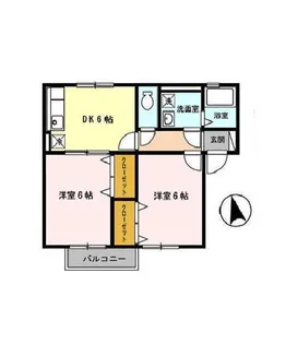 ブォナ・ジョルナータ【1階】の間取り