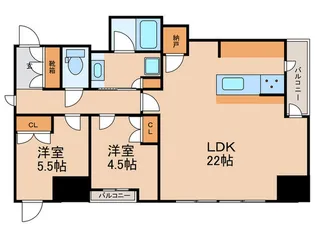 プレミスト京都六角通堂之前町【10階】の間取り