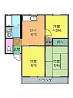 サンヒルズ21 B【1階】の間取り