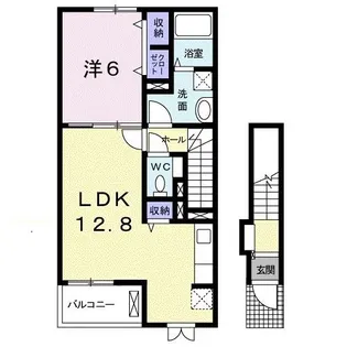 レジデンス・リオ II【2階】の間取り