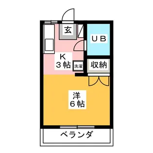 ラ フォーレ モトヤマ【2階】の間取り