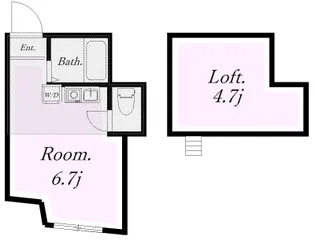 1Rの間取り画像