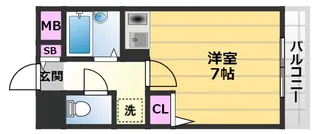 プランドールマサキ【8階】の間取り