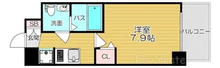 大阪府大阪市東成区玉津2【マンション】の間取り