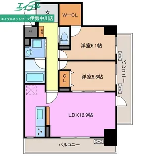 ラフィーネ【2階】の間取り