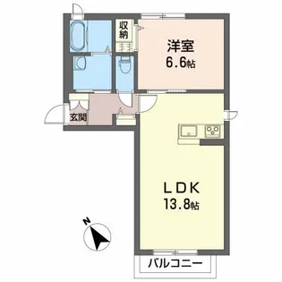 シェリータ【1階】の間取り