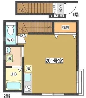 エスポワール(西池袋)【2階】の間取り
