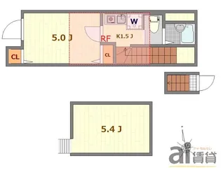 東京都練馬区南大泉5【アパート】の間取り