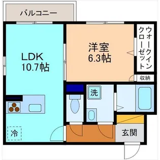 SH・アビタシオン上小松【1階】の間取り
