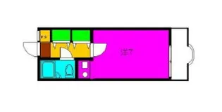 グリーンパレス【3階】の間取り