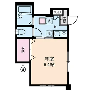 コーポ望月【1階】の間取り