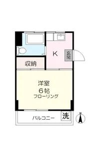シルバーコーポ【2階】の間取り