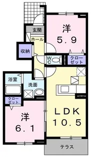 エテルノ【1階】の間取り