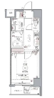 クレヴィスタ板橋本町【5階】の間取り