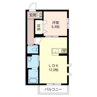 ロイヤル サルーン タケオ II【1階】の間取り