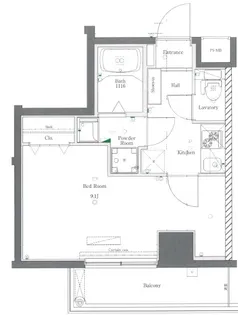 AZEST東陽町【6階】の間取り